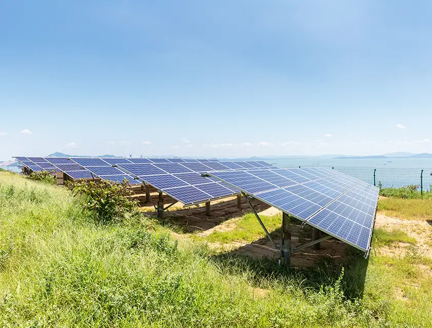Terrain abimé et pollué, idéal pour une installation de centrale solaire au sol